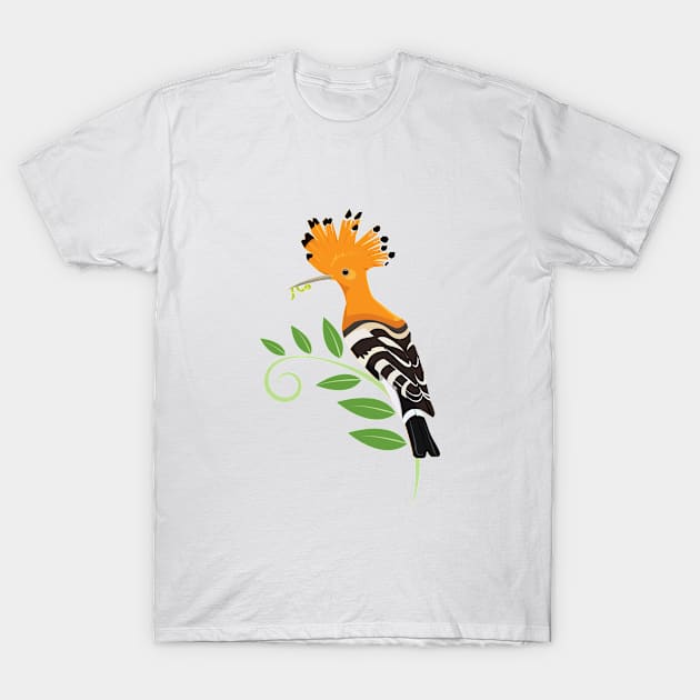 Hoopoe bird T-Shirt by Avisnanna